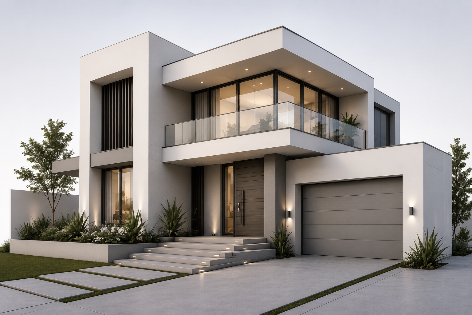 Render 3D clay da casa